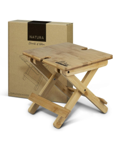 NATURA Bamboo Folding Wine Table