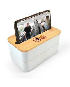 Stax Eco Lunch Box with Phone Holder Lid