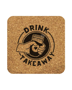 Vineyards Cork Coaster-Square