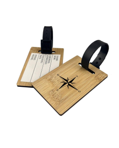 Bamboo Luggage Tag