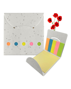 Corn Poppy Seed Sticky Note Pad