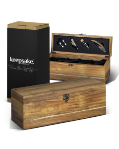 Keepsake Wine Box Gift Set