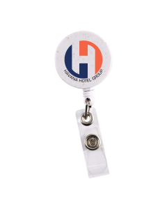 Retractable Badge Holder Wheat Straw