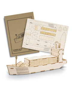 BRANDCRAFT Cargo Ship Wooden Model