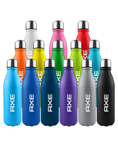 Komo Shiny Aluminium Drink Bottle Single Wall