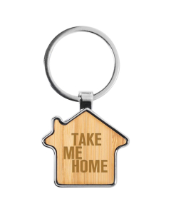 Bamboo House Key Ring