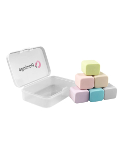 Happy Cube Rubber Eraser Set