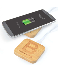 Arc Square Bamboo Wireless Charger