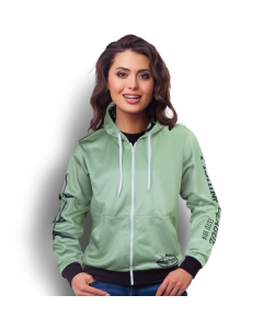 Custom Womens Sports Zipped Hoodie