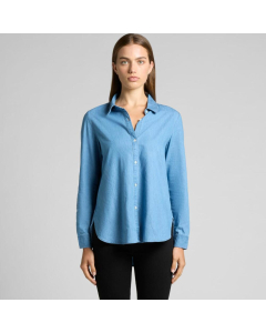 Wos Blue Denim Shirt