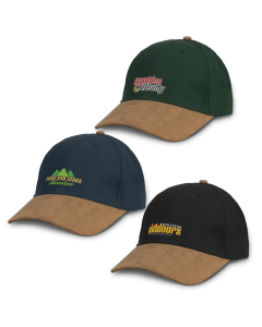 Outback Suede Peak Cap