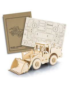 BRANDCRAFT Wheel Loader Wooden Model