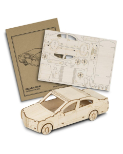 BRANDCRAFT Sedan Car Wooden Model