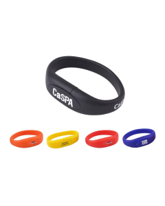 Oval Silicone Wristband Flash Drive