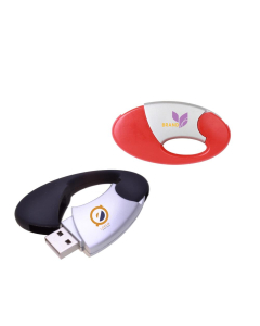 Oval Clip Flash Drive