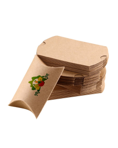 Small Brown Kraft Pillow Box(125 x 75 x 30mm)