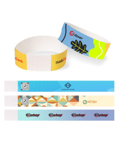 25mm Width Disposable Full Colour Tyvek Wristband