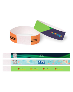 19mm Width Disposable Full Colour Tyvek Wristband