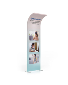 Curved Fabric Banner Stand