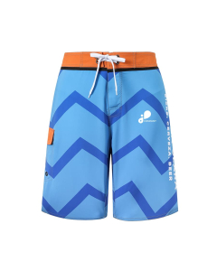 Men's Polyester Spandex Sublimated Swim Shorts Knee Length