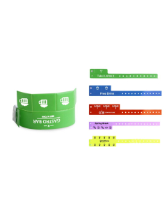 Tabbed Disposable PVC Wristband