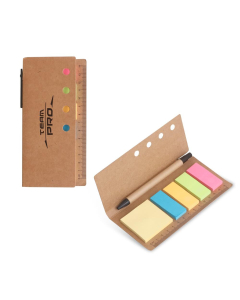 Ruler Sticky Note Pad with Pen