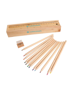 12 Color Wooden Pencil Set