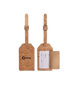 Cork Luggage Tag