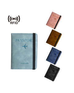 RFID Multifunctional PU Leather Passport Holder