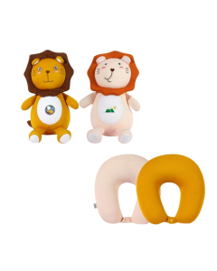 Lion Shaped 2 In 1 Travel Pillow