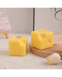 Square Cheese Shape Candles