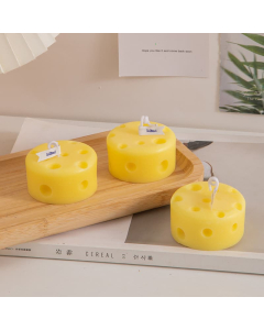 Round Cheese Shape Candles