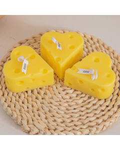 Heart Cheese Shape Candles