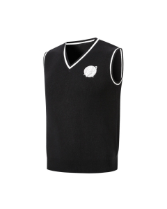 Unisex Cotton Spandex V-Neck Knitted Vest