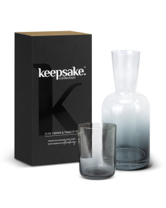 Keepsake Dusk Carafe and Tumbler Set