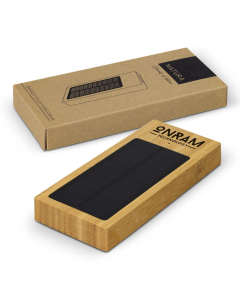 NATURA Bamboo Solar Power Bank