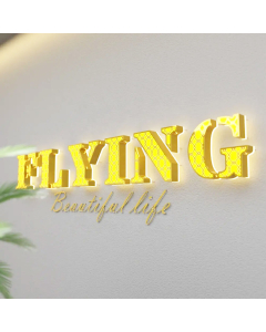 Acrylic Front & Backlit 3D LED Wall Signs