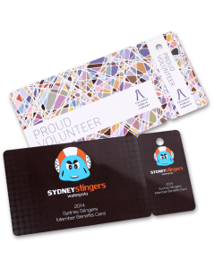 Snap Off Printed Membership Cards