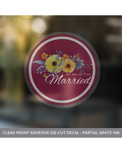 Clear Front Adhesive Die-Cut Decals