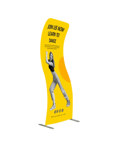 Fabric Display Stand S Shape