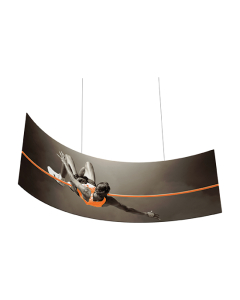 Curved Stretch Hanging Pendant Banner