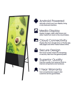 43″ A-Frame Digital Display Screen