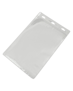 A6 Clear Portrait Soft ID Card Holder