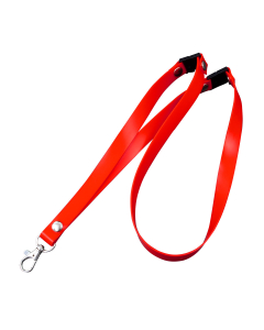 Double Safety Clip Silicone Lanyards