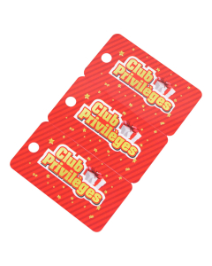 Plastic Membership Key Tags