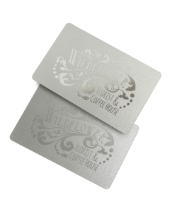 Metallic Plastic Cards