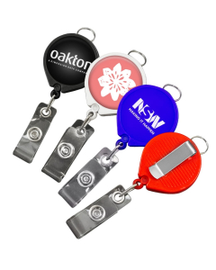 No Twist Inset Retractable Badge Reels