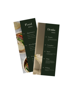 Custom Printed Menus