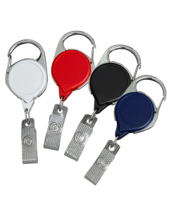 No-Twist Carabiner Retractable Badge Reels