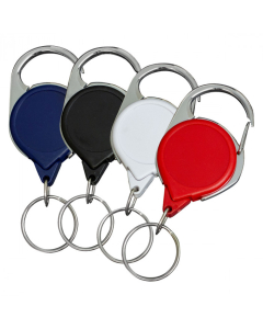 No-Twist Carabiner Split Ring Badge Reels